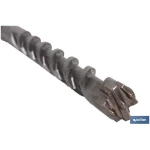 Broca Para Muros Sds Max L-320 M-22 • Herramientas Bazarot 6 brocas-percutoras-sds-max-para-muros-blister-1