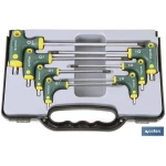 Set Destornillador «T» 7 piezas Torx • Herramientas Bazarot 6 set-7-pcs-mango-en-t-punta-torx