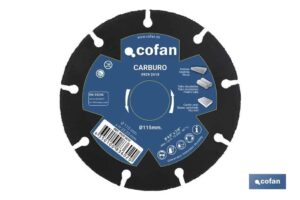 Disco Especial De Carburo Para Materiales Blandos Ø125x1 Mm