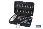 57-piece Professional Case with 1/4" Sockets and Bits - Image 2