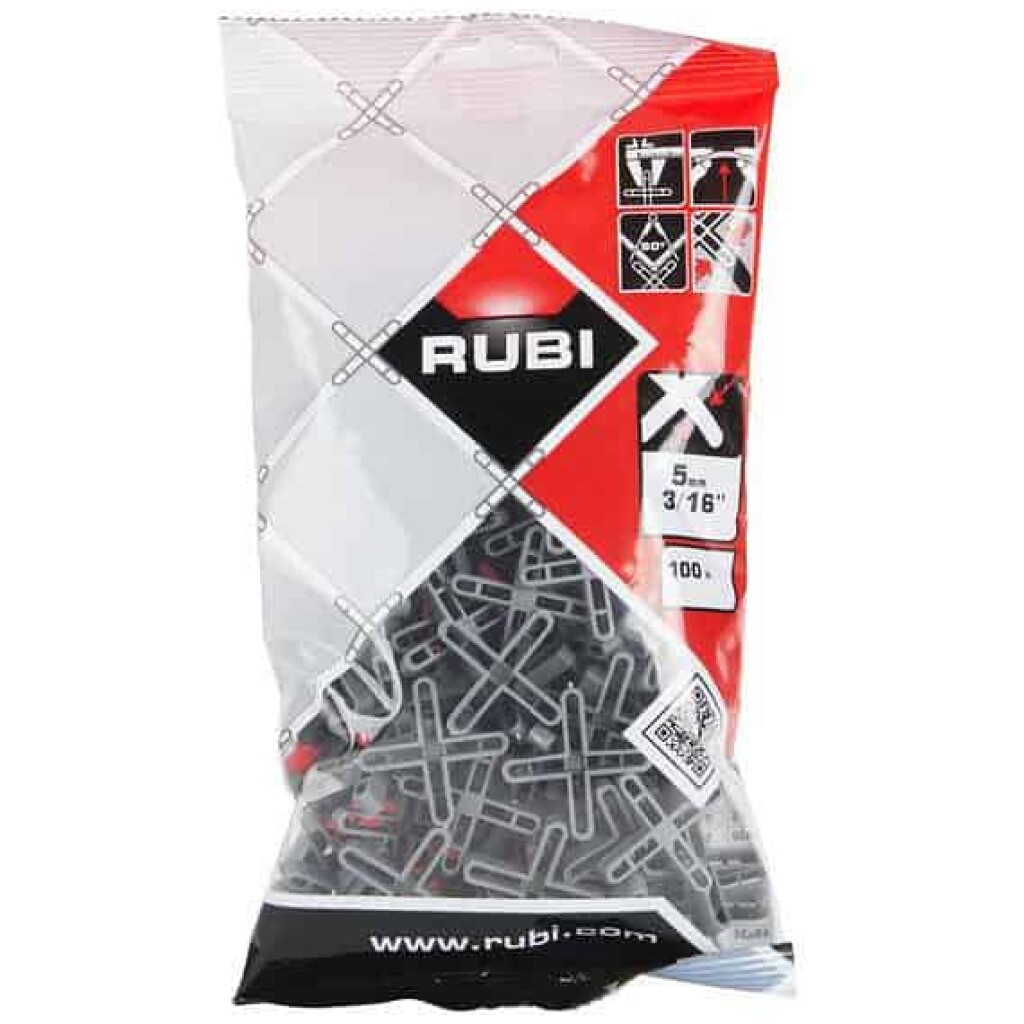 Té pour joints 3 mm. RUBÍ (B-1000 u.) • Outils Bazarot