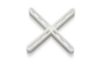Crucetas para juntas 3 mm. L "Reforzadas" (B-1000 u.)