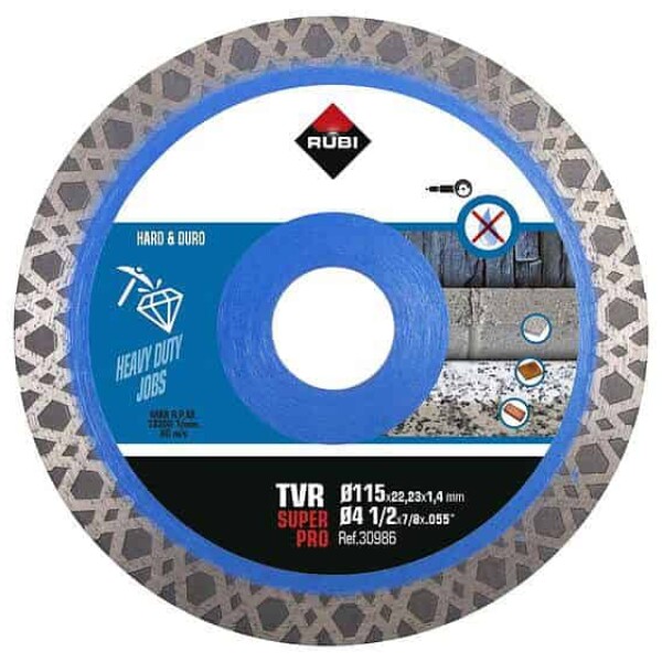 Disco diamante TVR 115 mm SUPER PRO • Herramientas Bazarot 3