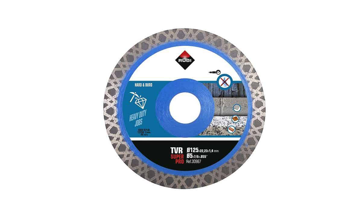 Rubi Viper Turbo Disco de corte de diamante para materiales duros, 31932