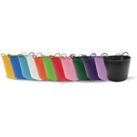 Cesto plástico colorido “FLEXTUB” (40 l.) RUBY • Ferramentas Bazarot 3
