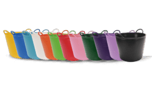 Capazo plástico negro Nº1 “FLEXTUB” (25 l.) RUBÍ