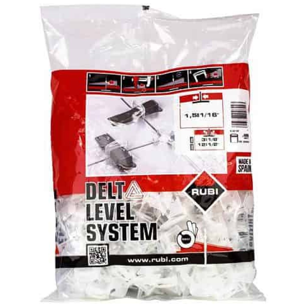 Brida DELTA LEVEL SYSTEM 1,5 mm / 3-12 mm. (B-400 u.) • Herramientas ...