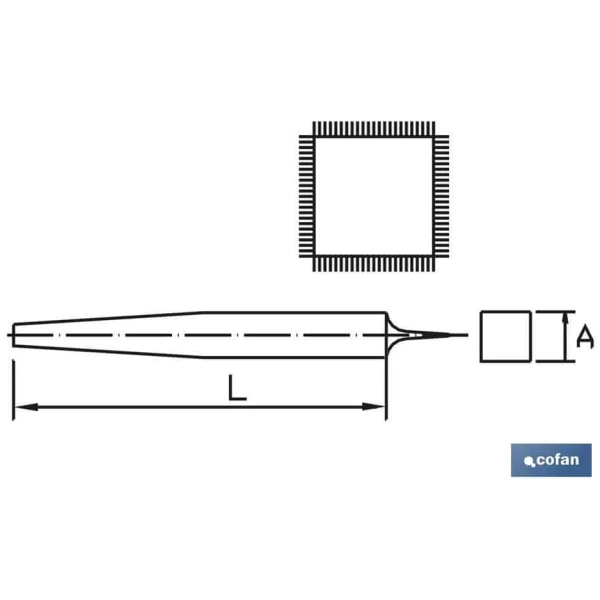 Destornillador cromo-molibdeno Corto Ph-2×38