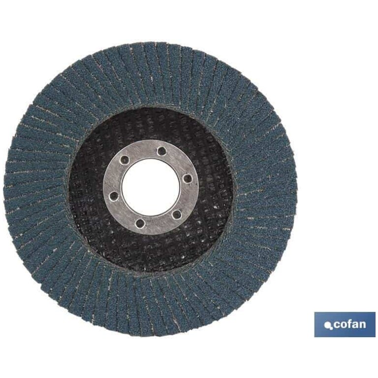 Disco Abrasivo A Ventaglio In Zircone - Grana 60, 115 Mm Per Smerigliatrice Angolare | Ideale Per Acciaio E Metalli - Foto 4