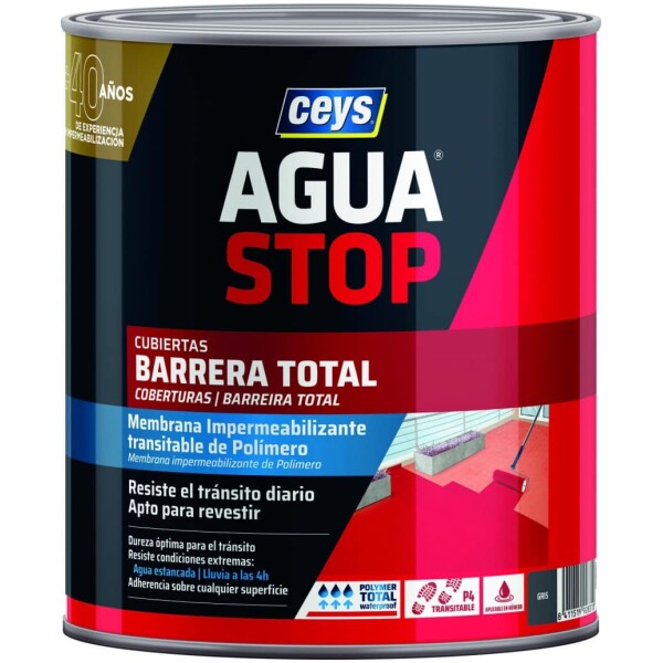 Agua stop barrera total 1kg gris CEYS • Herramientas Bazarot 3