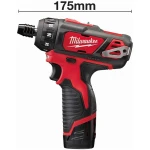 Atornillador subcompacto M12BD-202C Milwaukee • Herramientas Bazarot 10 Atornillador subcompacto M12BD-202C Milwaukee