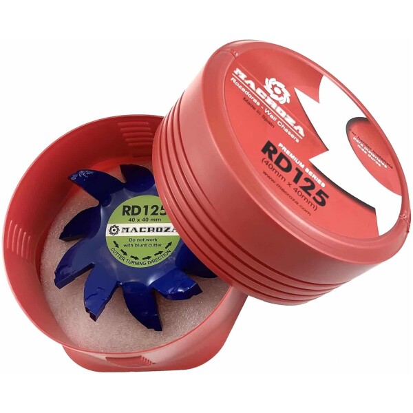 Fresa de corte RD125 para rozadora de pared MACROZA - Imagen 2
