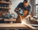 Cómo trabajar con una amoladora en rincones estrechos