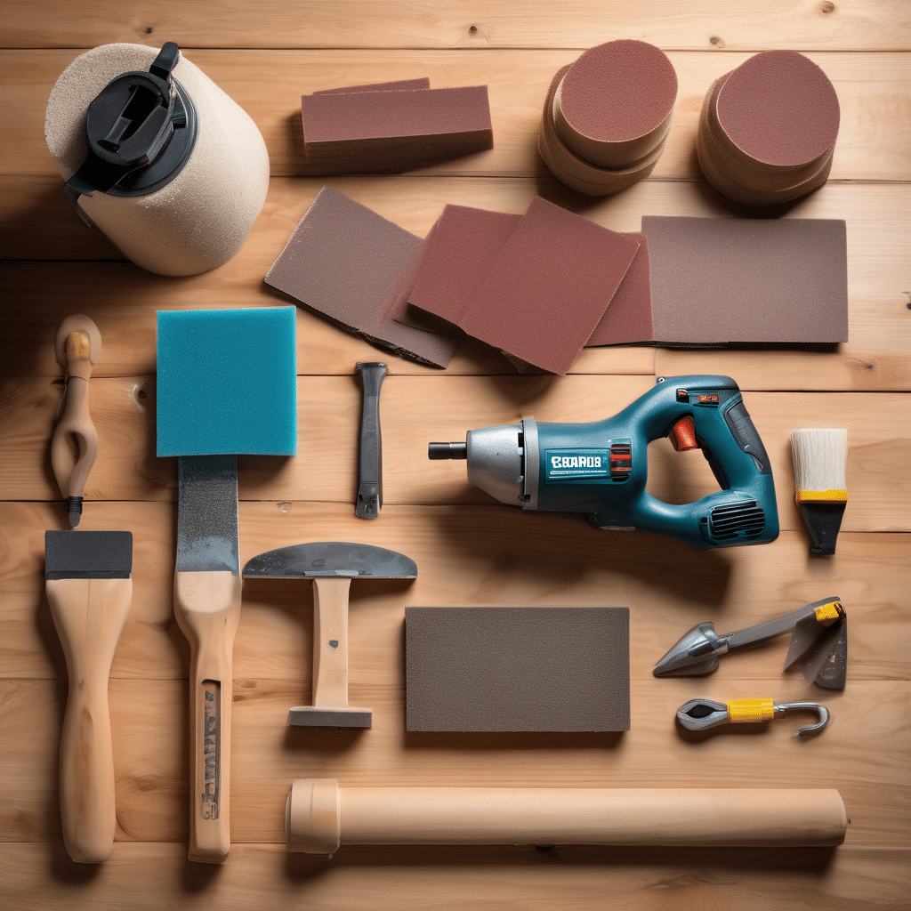 Cómo preparar madera con lija antes de aplicar barniz